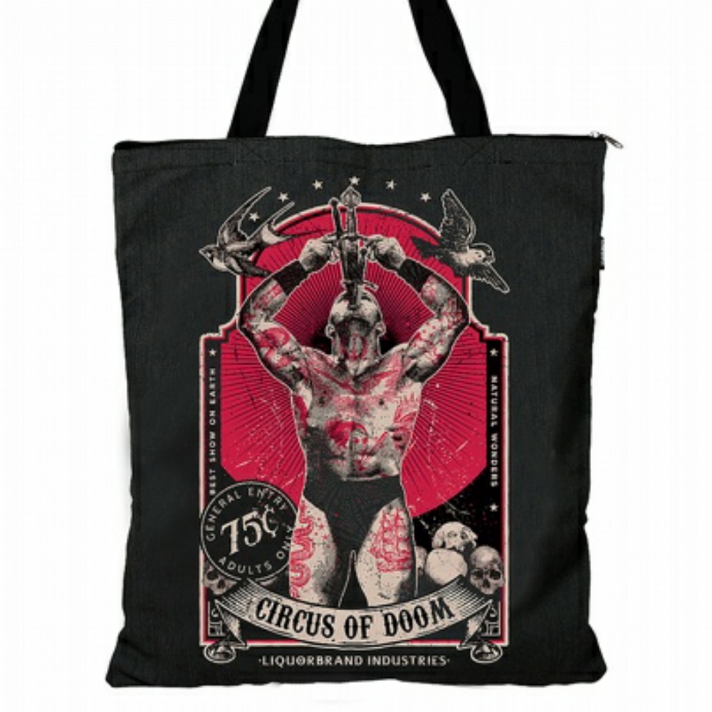 Liquor Brand Circus Of Doom Canvas Tote Bag